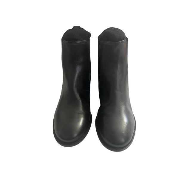 Talbots Black Leather Bootie, Size 7, New, Never Worn - Picture 3 of 7